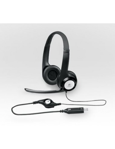 Слушалки с микрофон Logitech H390 USB...